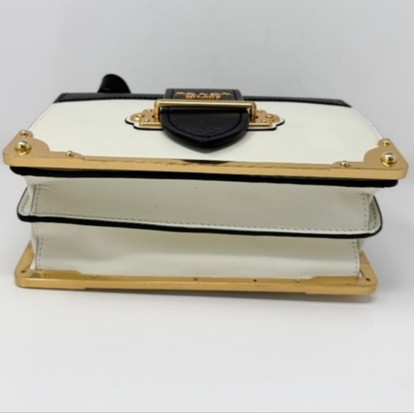Prada Black and Cream Crossbody Bag with Gold Accents - Copy - Picture 3 of 4